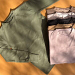 بلوز یقه گرد آستین مچ نود لاکرا