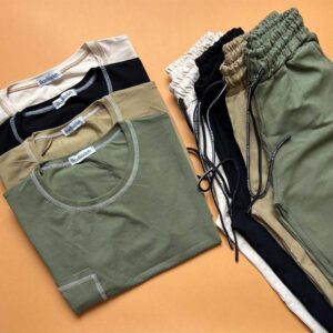 ست تی شرت و شلوار دوخت نارنگ