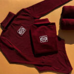 بادی یقه اسکی فینگری گلدوزی لاو چری