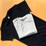 بادی استین کوتاه قواره دار سفید مشکی