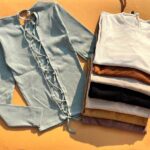 بلوز استین بلند پشت بندی نود ش