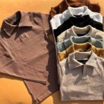 بلوز استین بلند یقه مردونه نود ش