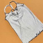 تاپ طرحدار سینه چین دار