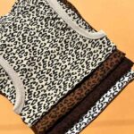 تاپ یقه پنج سانتی پلنگی