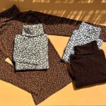 بلوز یقه اسکی پلنگی