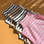 تاپ یقه اسکی راه راه