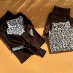 نیم تنه یقه اسکی پلنگی