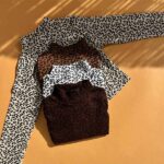 نیم تنه یقه پنج سانتی پلنگی