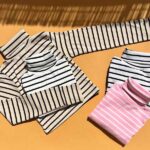 نیم تنه یقه اسکی راه راه