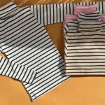 بلوز یقه اسکی راه راه ج