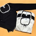 بلوز خشتی ژور سفید مشکی