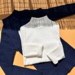 بلوز یقه پنج سانتی میله ای