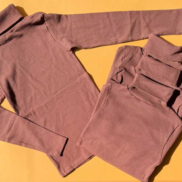 بلوز یه اسکی تک رنگ قهوه ای