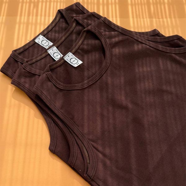 تاپ قواره دار قهوه ای