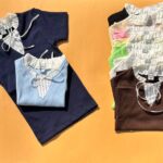 تیشرت یقه پلیسه رنگی S