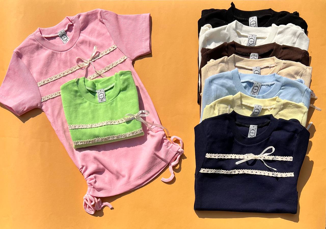 IMG_20260226_054604_932 تیشرت گتدار مکرومه دوزی رنگی S - تصویر 1